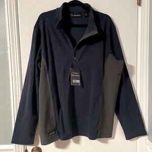 Dri-Duck NEW performance quarter zip anti-static anti-pill navy & olive 3X